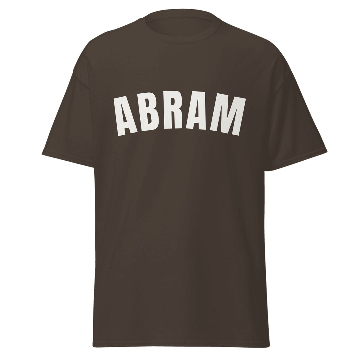 Abram Varsity T-Shirt in Dark Chocolate