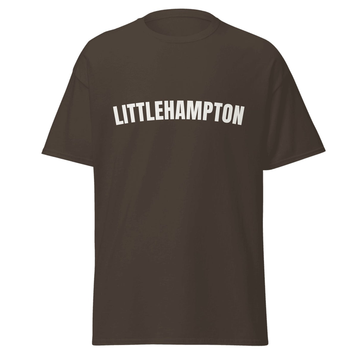 Littlehampton Varsity T-Shirt in Dark Chocolate