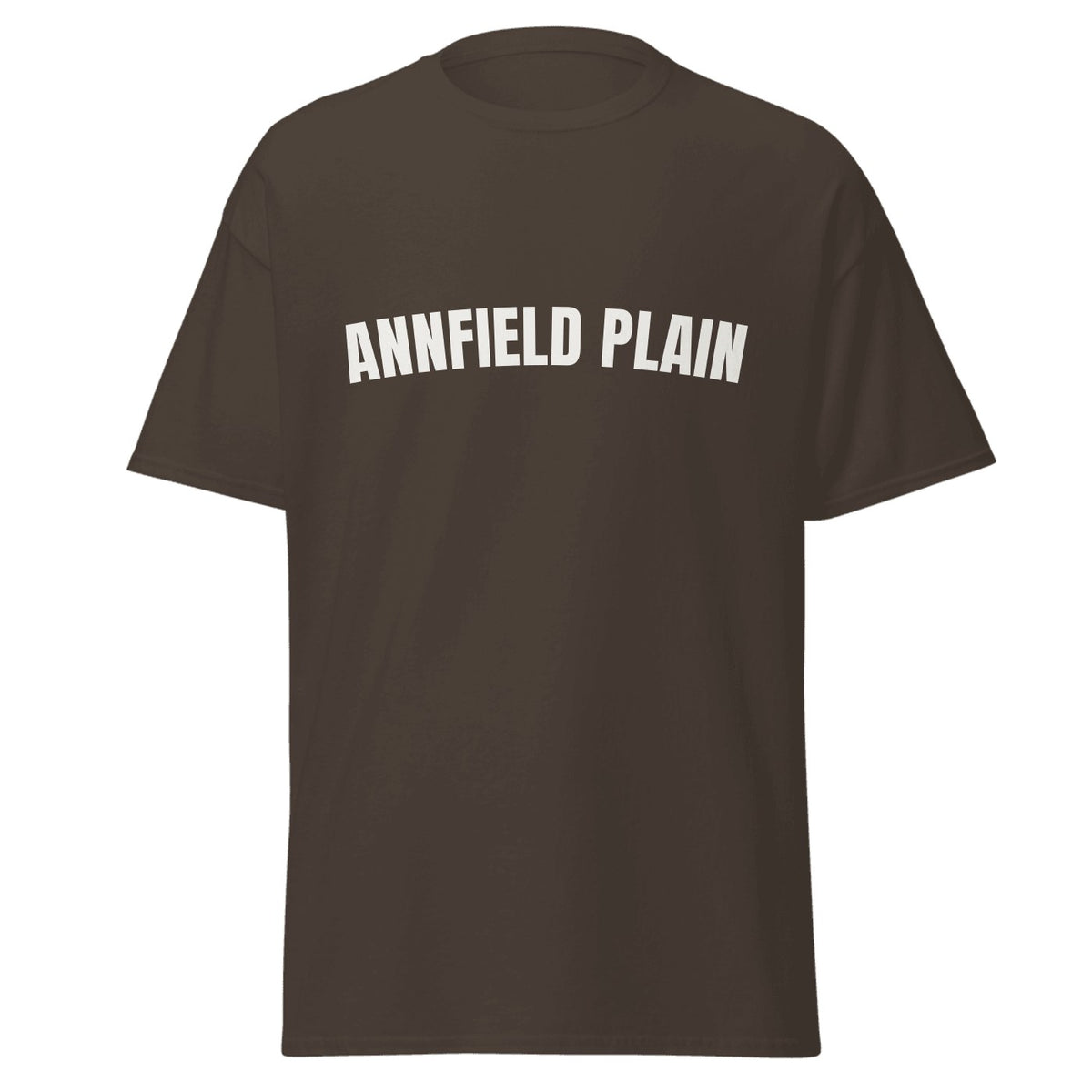 Annfield Plain Varsity T-Shirt in Dark Chocolate