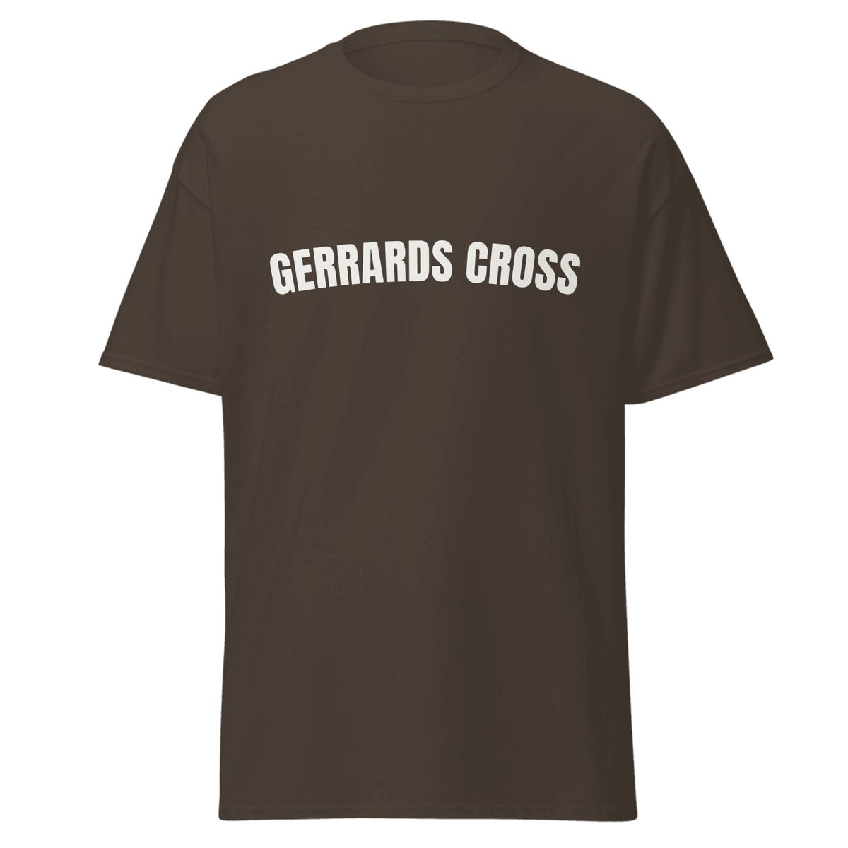 Gerrards Cross Varsity T-Shirt in Dark Chocolate