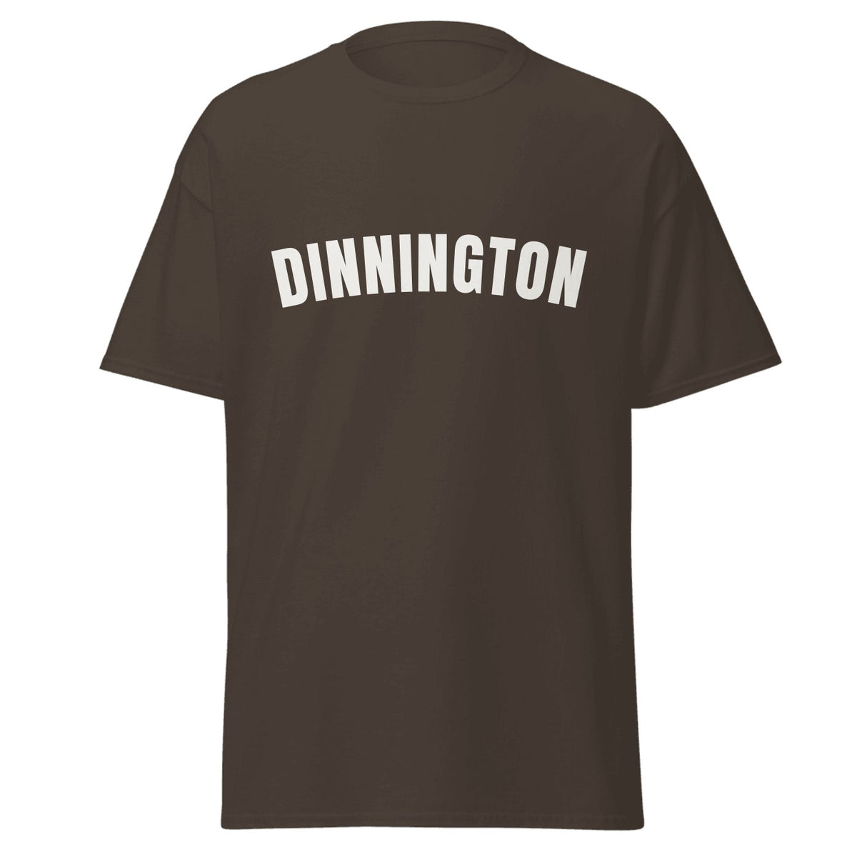 Dinnington Varsity T-Shirt in Dark Chocolate