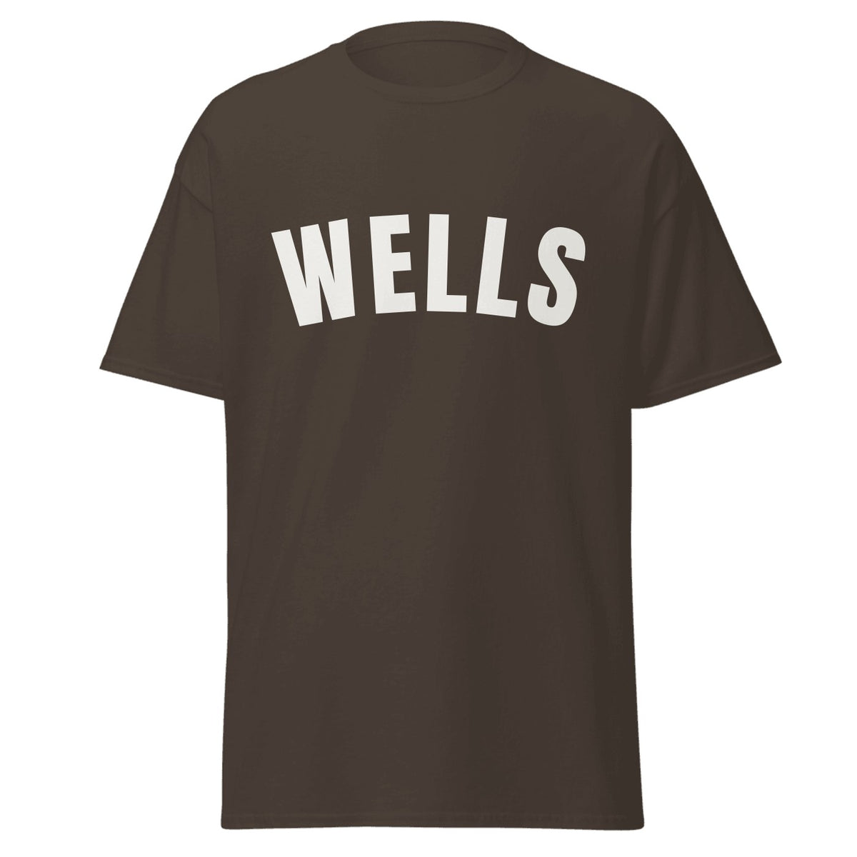 Wells Varsity T-Shirt in Dark Chocolate