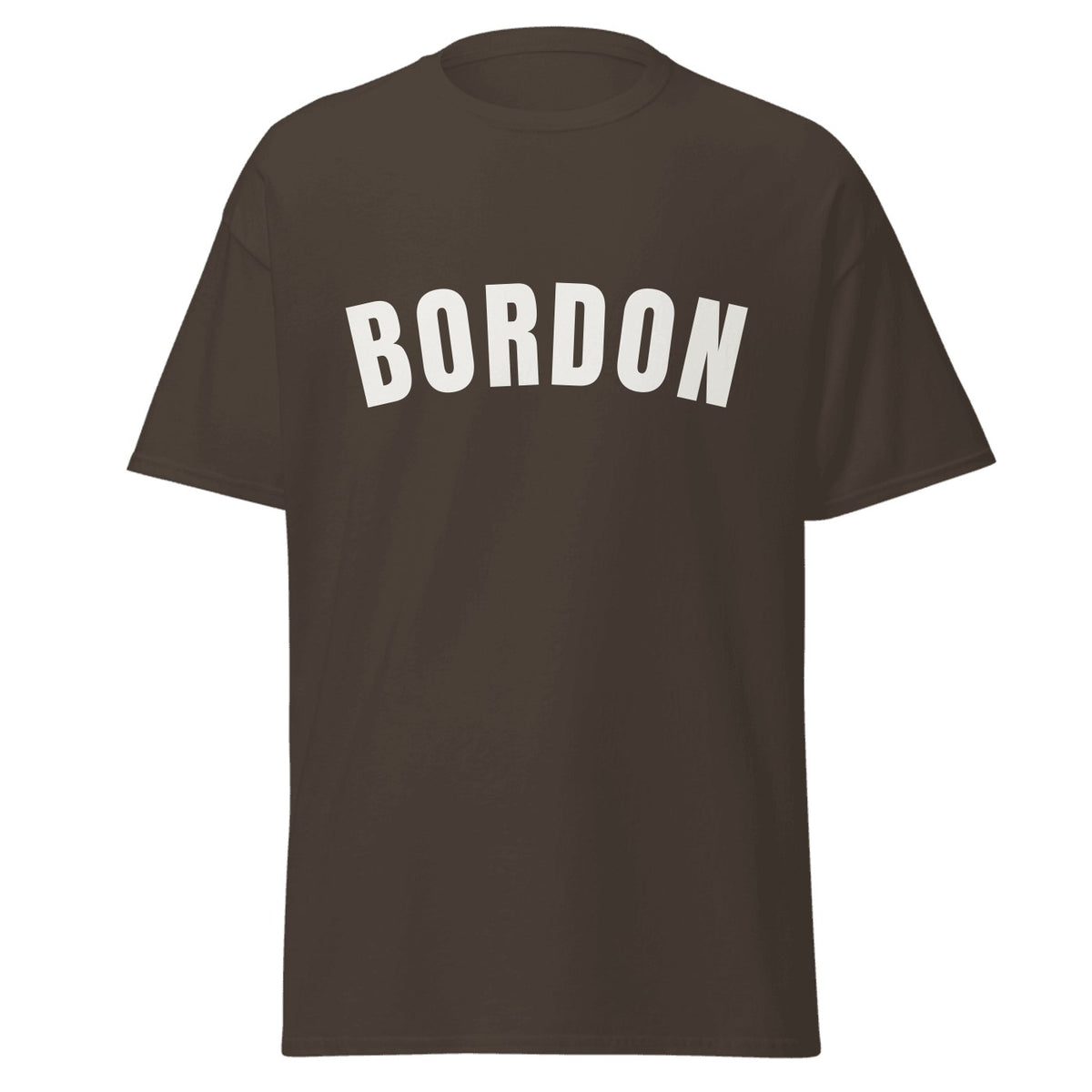 Bordon Varsity T-Shirt in Dark Chocolate