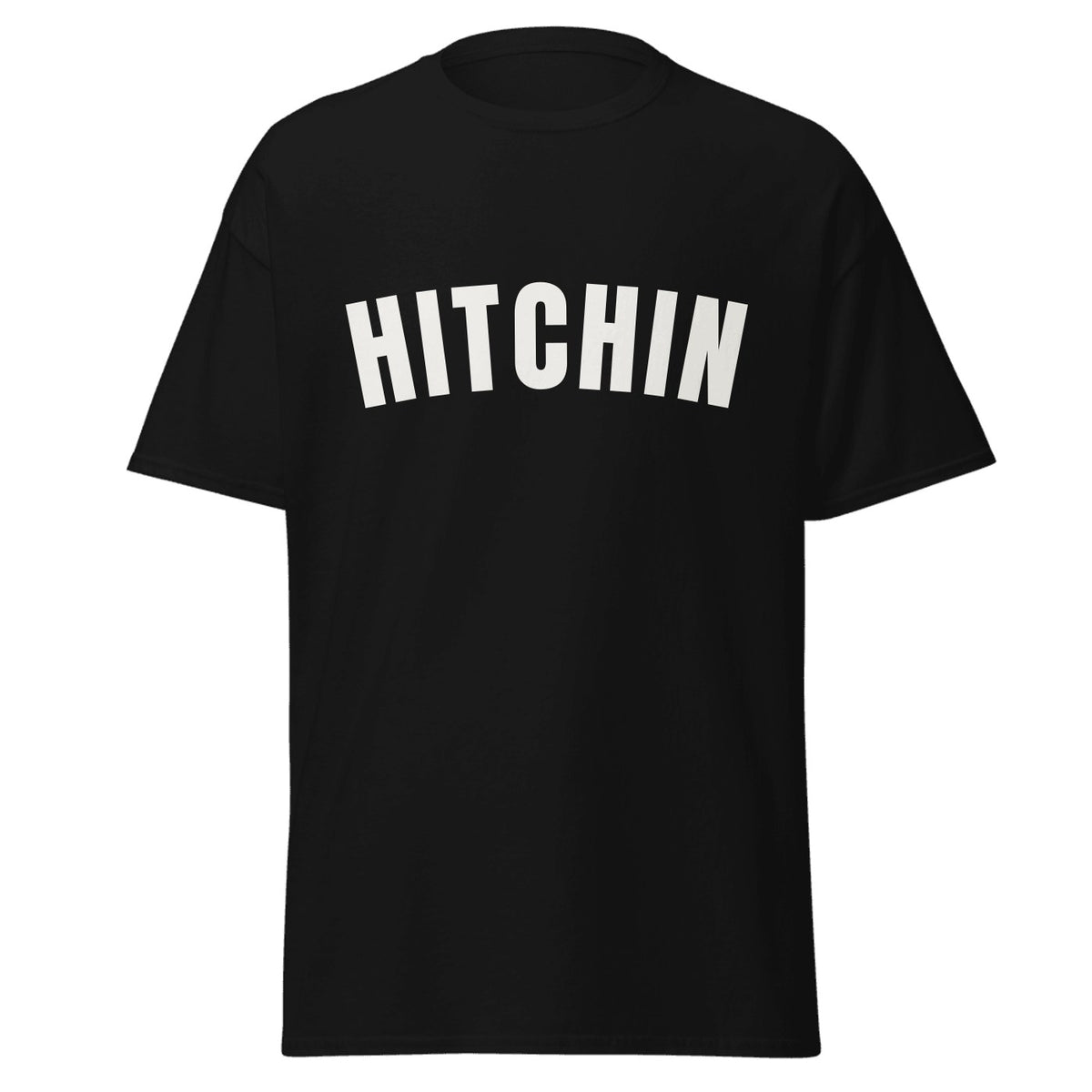 Hitchin Varsity T-Shirt in Black