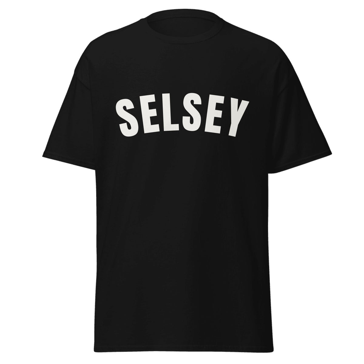 Selsey Varsity T-Shirt in Black