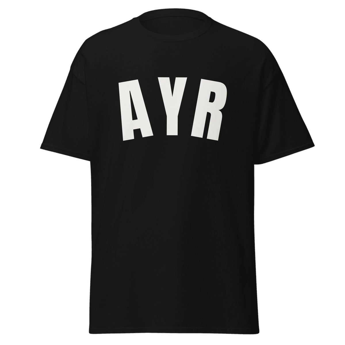 Ayr Varsity T-Shirt in Black