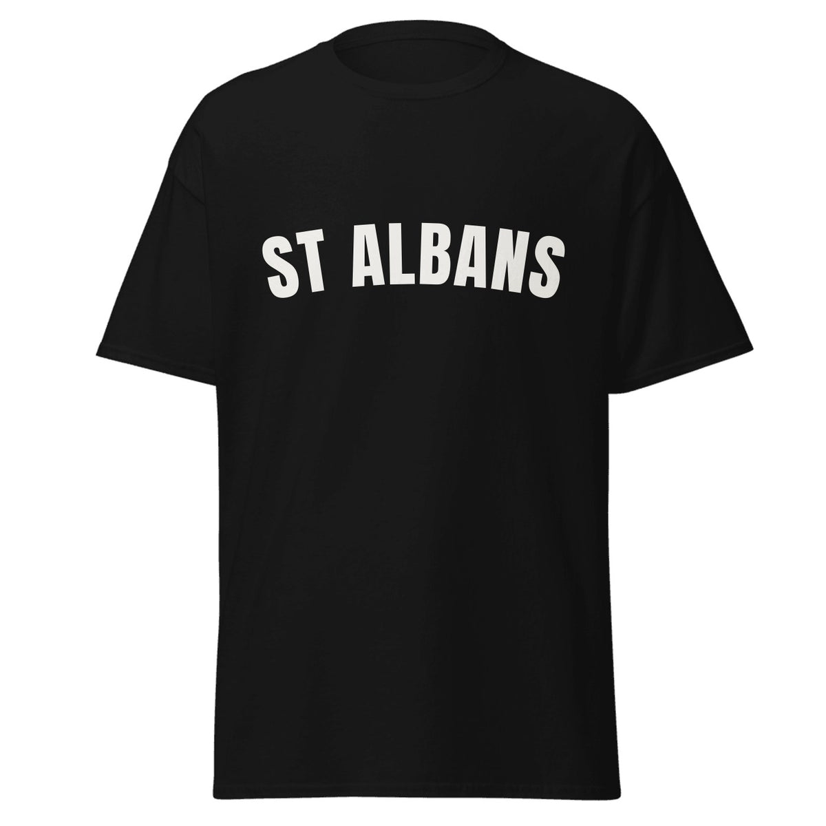 St Albans Varsity T-Shirt in Black