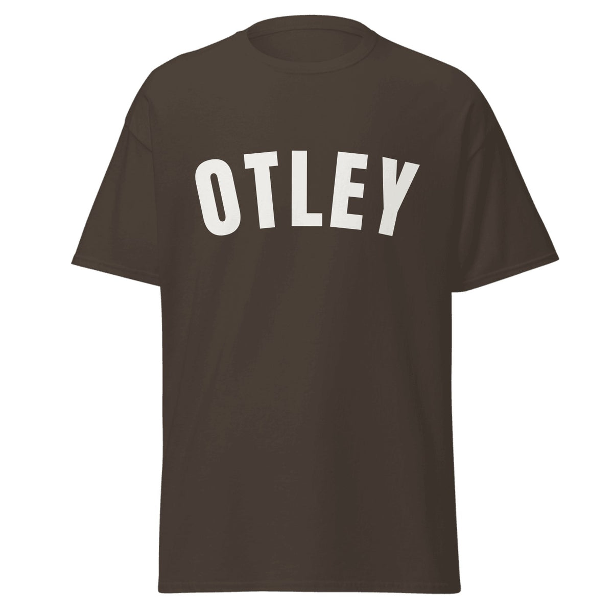 Otley Varsity T-Shirt in Dark Chocolate