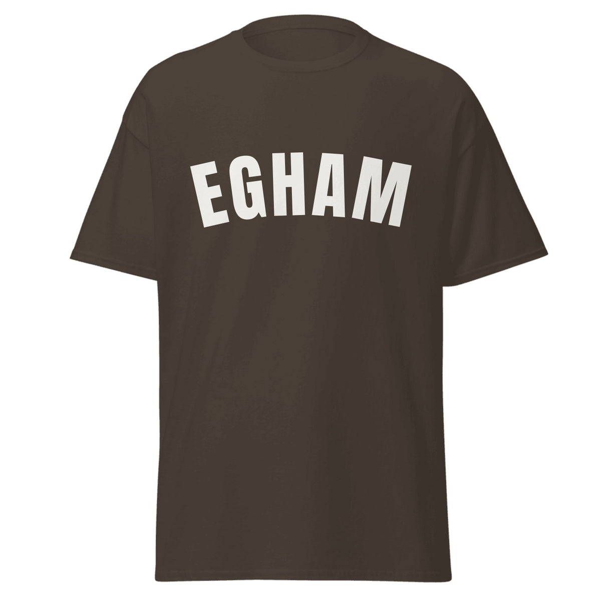 Egham Varsity T-Shirt in Dark Chocolate