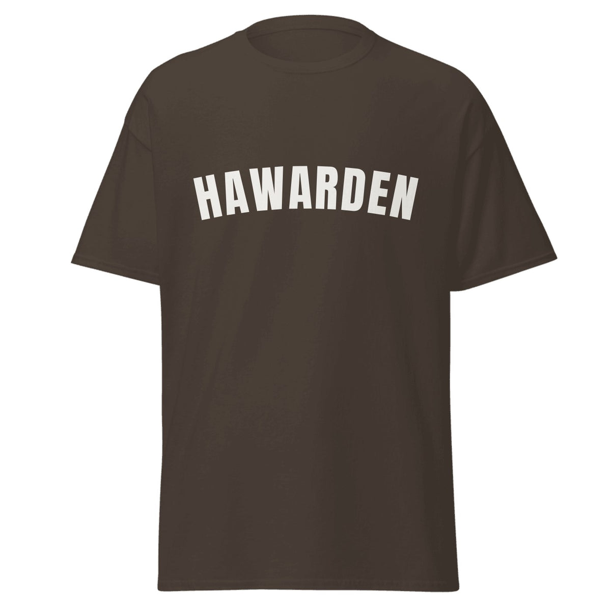 Hawarden Varsity T-Shirt in Dark Chocolate