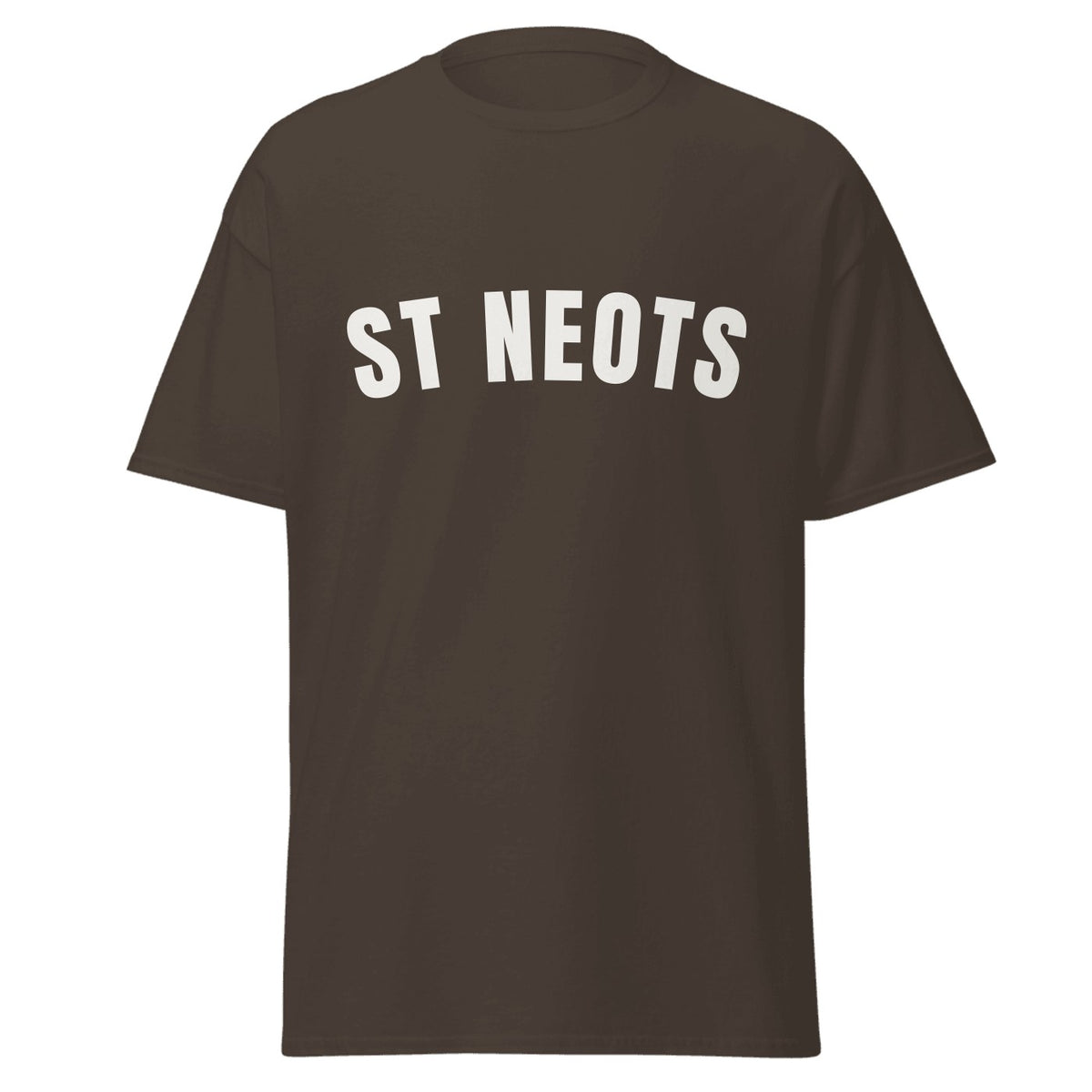 St Neots Varsity T-Shirt in Dark Chocolate