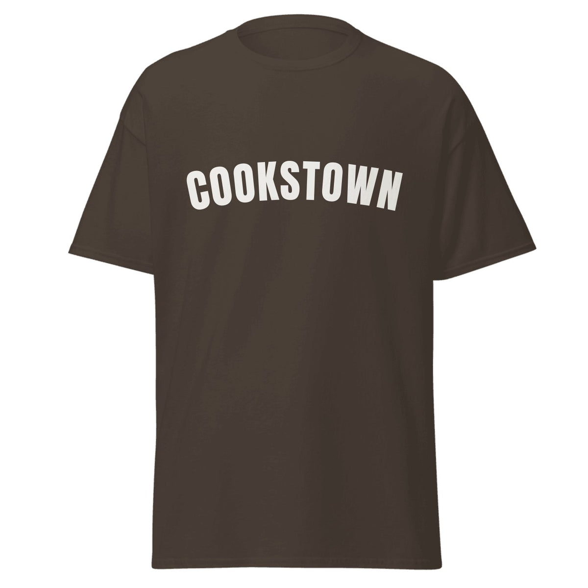 Cookstown Varsity T-Shirt in Dark Chocolate