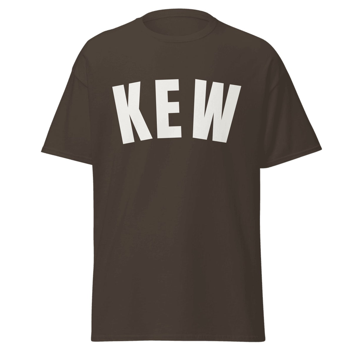 Kew Varsity T-Shirt in Dark Chocolate