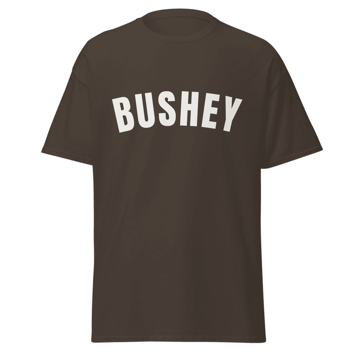 Bushey Varsity T-Shirt in Dark Chocolate
