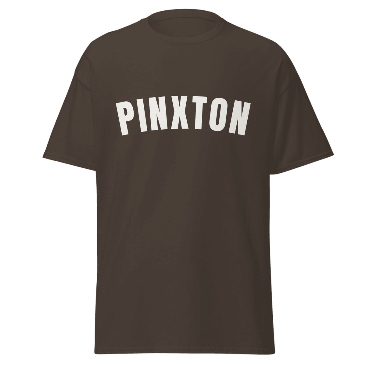 Pinxton Varsity T-Shirt in Dark Chocolate