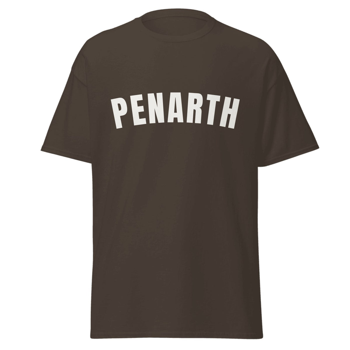 Penarth Varsity T-Shirt in Dark Chocolate