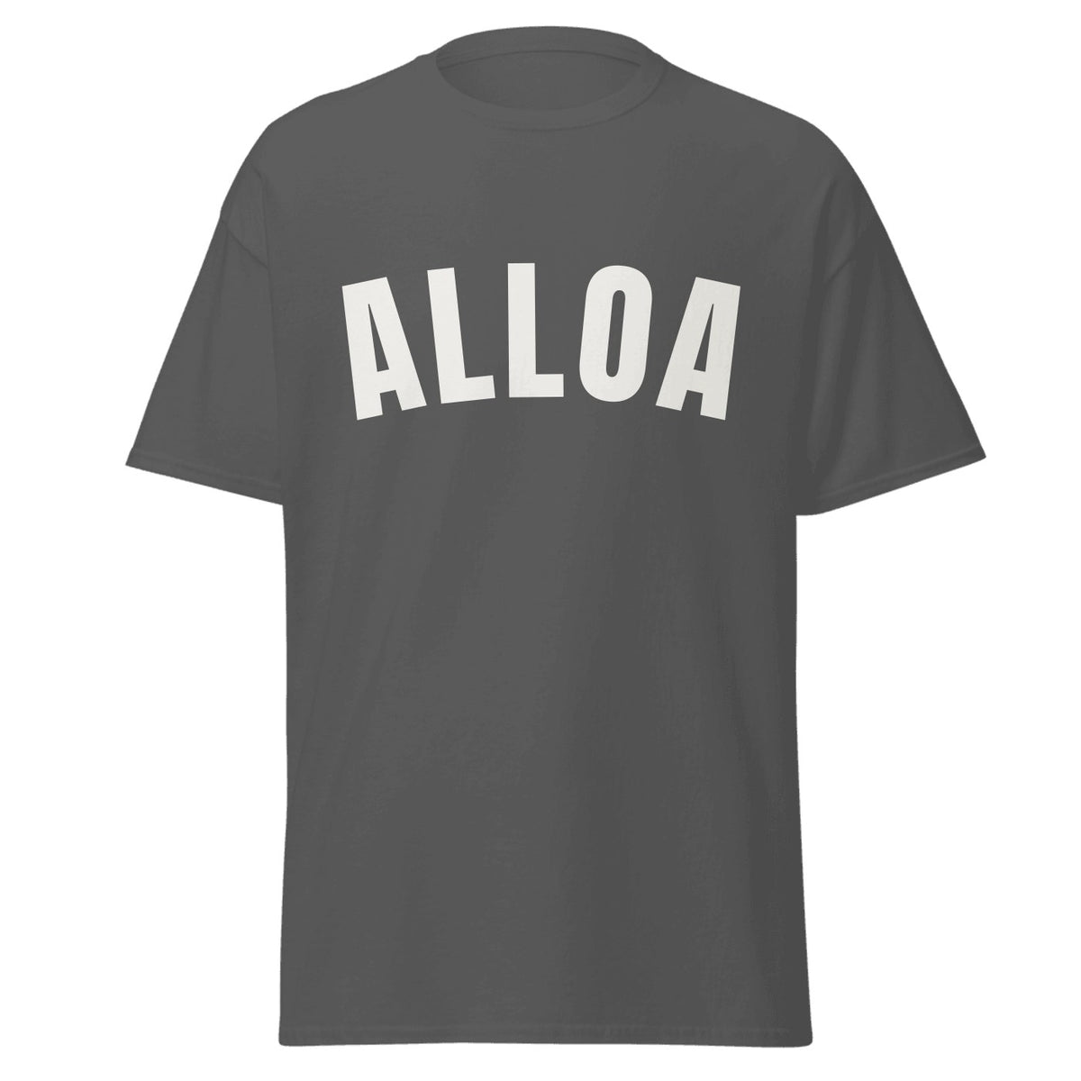 Alloa Varsity T-Shirt in Dark Heather