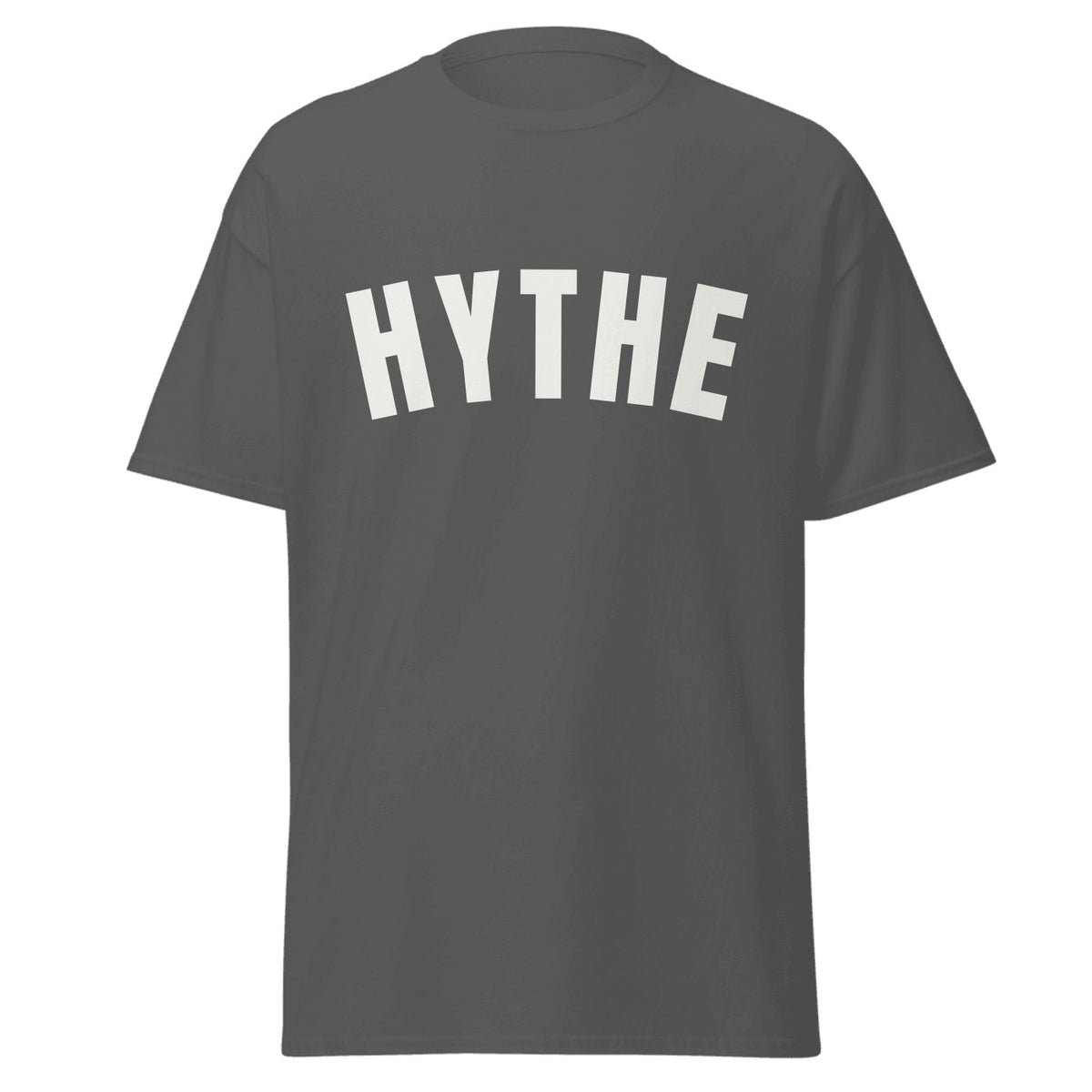 Hythe Varsity T-Shirt in Dark Heather