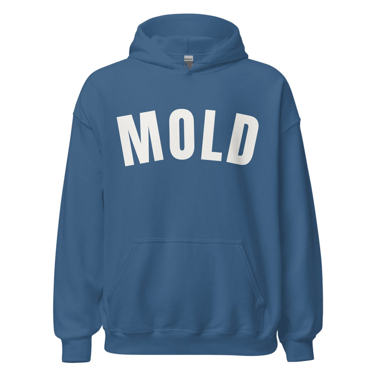 Mold Varsity Hoodie in Indigo Blue