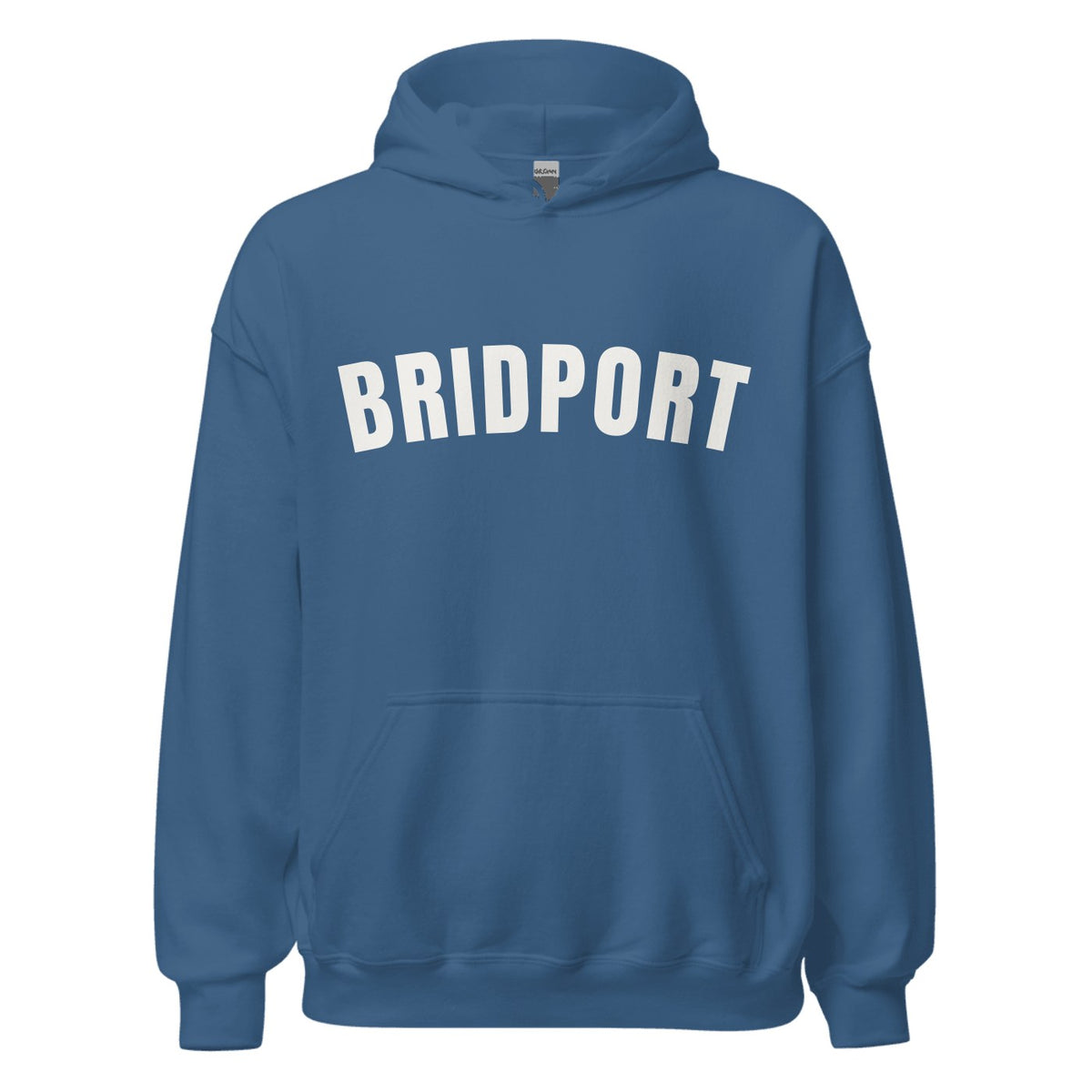 Bridport Varsity Hoodie in Indigo Blue