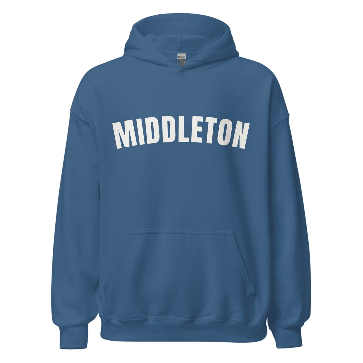 Middleton Varsity Hoodie in Indigo Blue