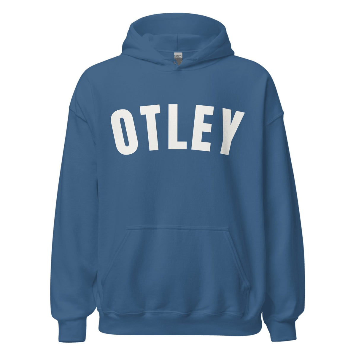 Otley Varsity Hoodie in Indigo Blue