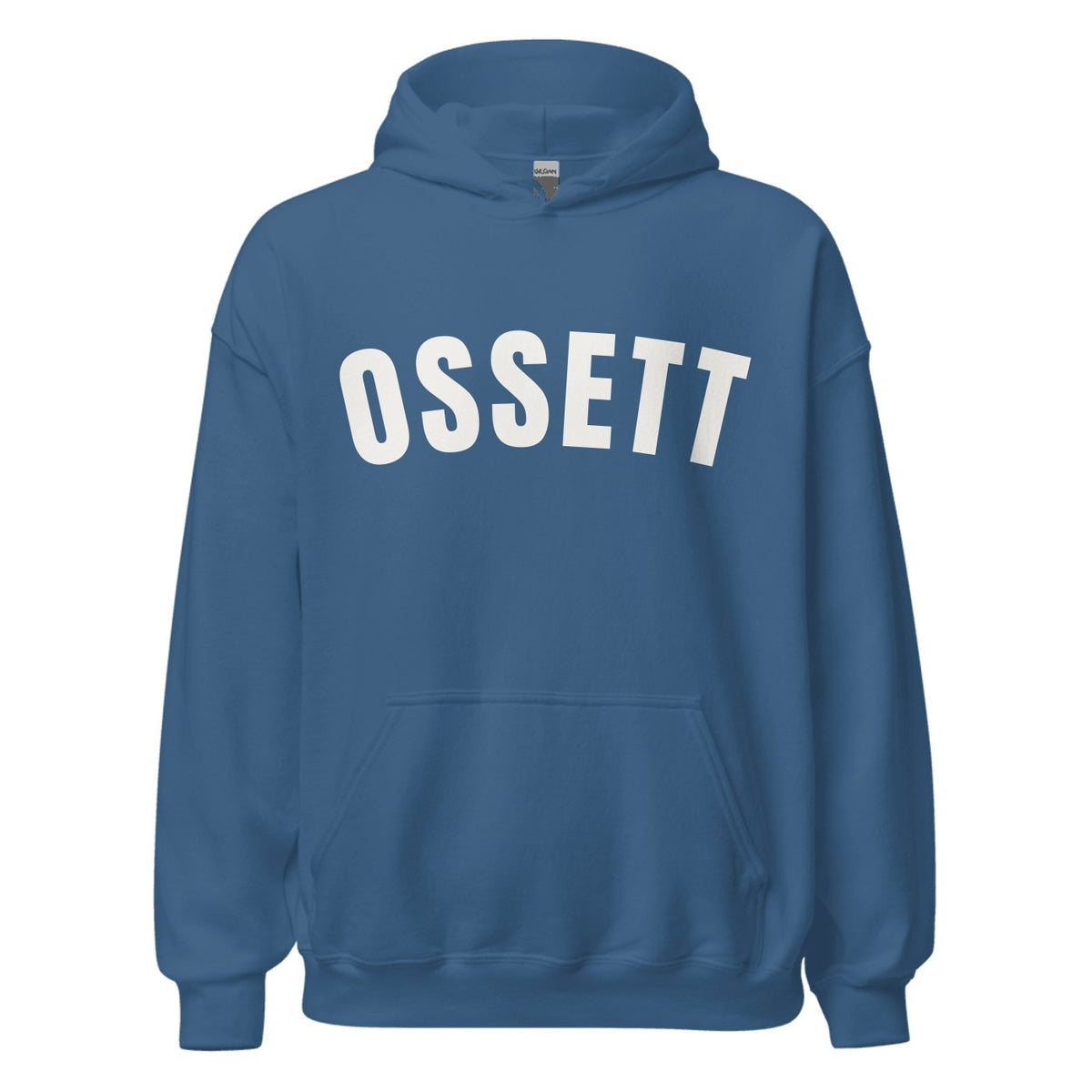 Ossett Varsity Hoodie in Indigo Blue