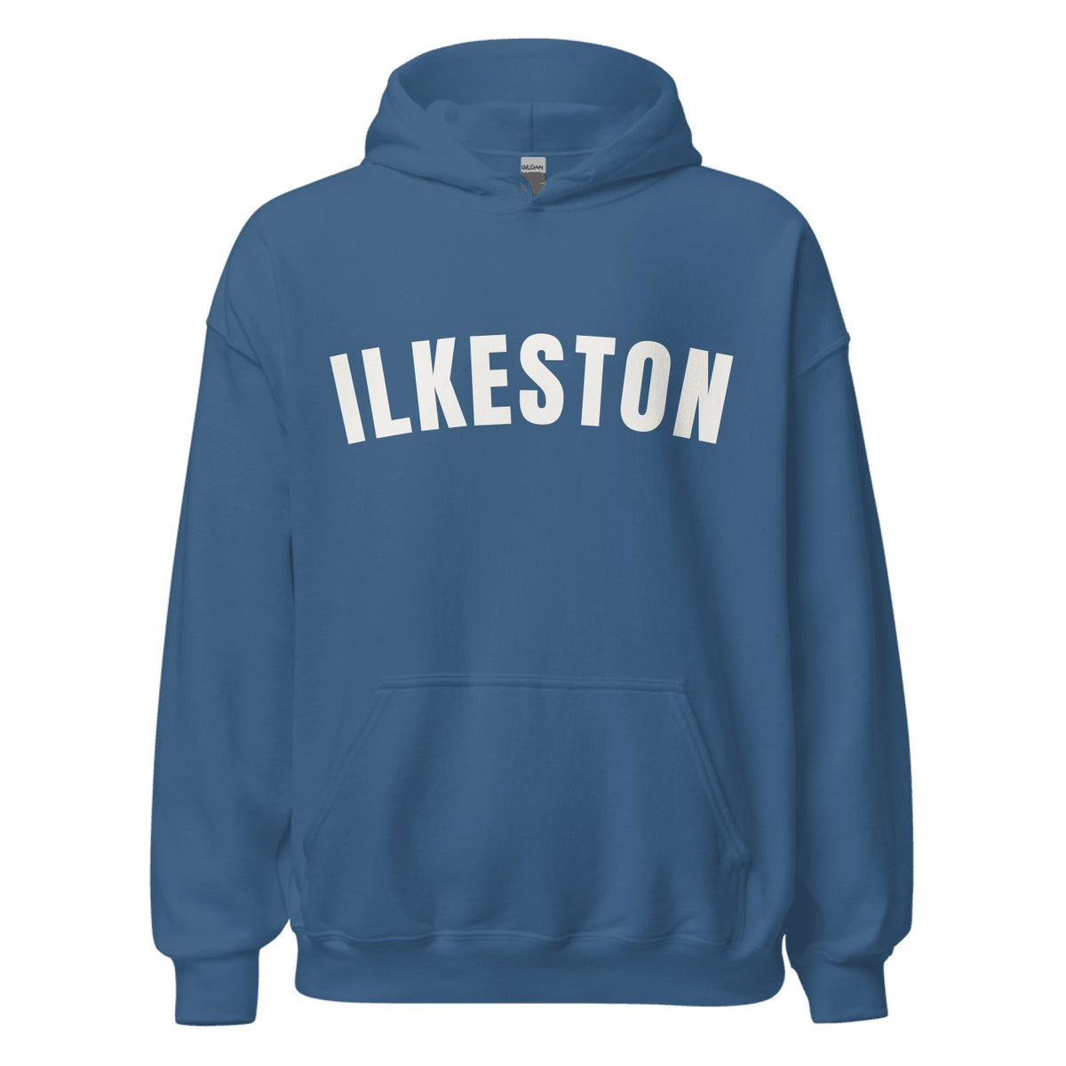 Ilkeston Varsity Hoodie in Indigo Blue
