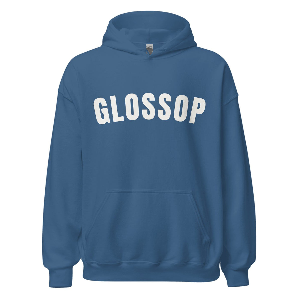 Glossop Varsity Hoodie in Indigo Blue