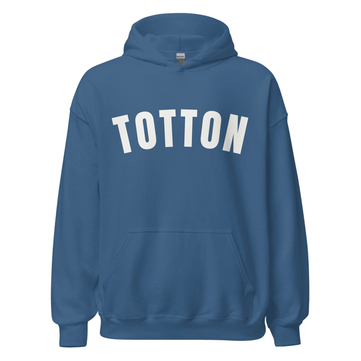 Totton Varsity Hoodie in Indigo Blue