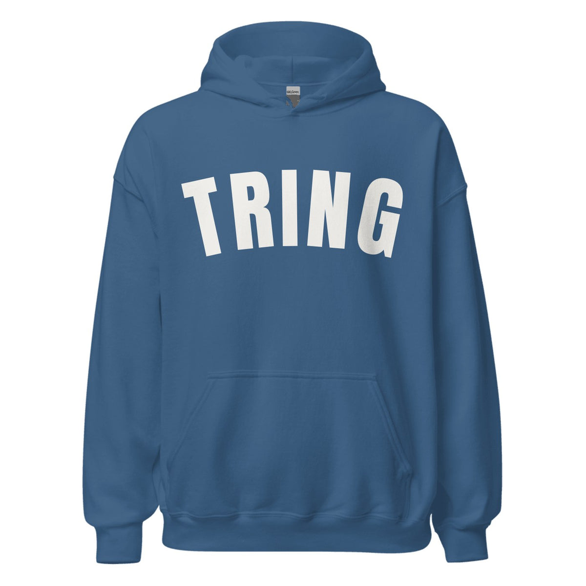 Tring Varsity Hoodie in Indigo Blue