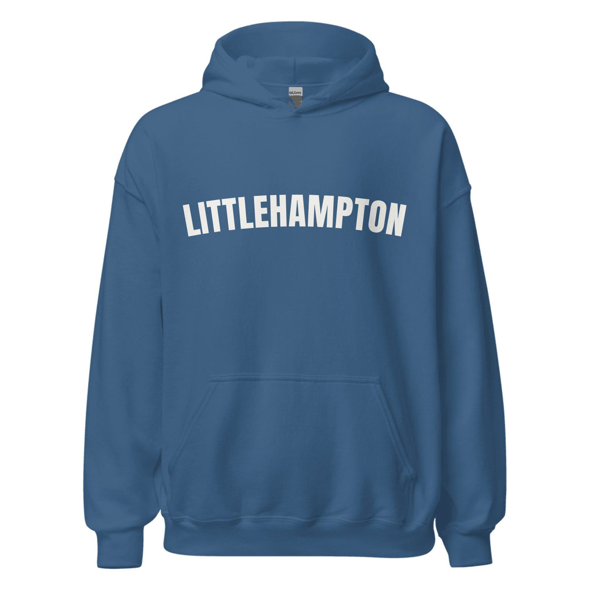 Littlehampton Varsity Hoodie in Indigo Blue