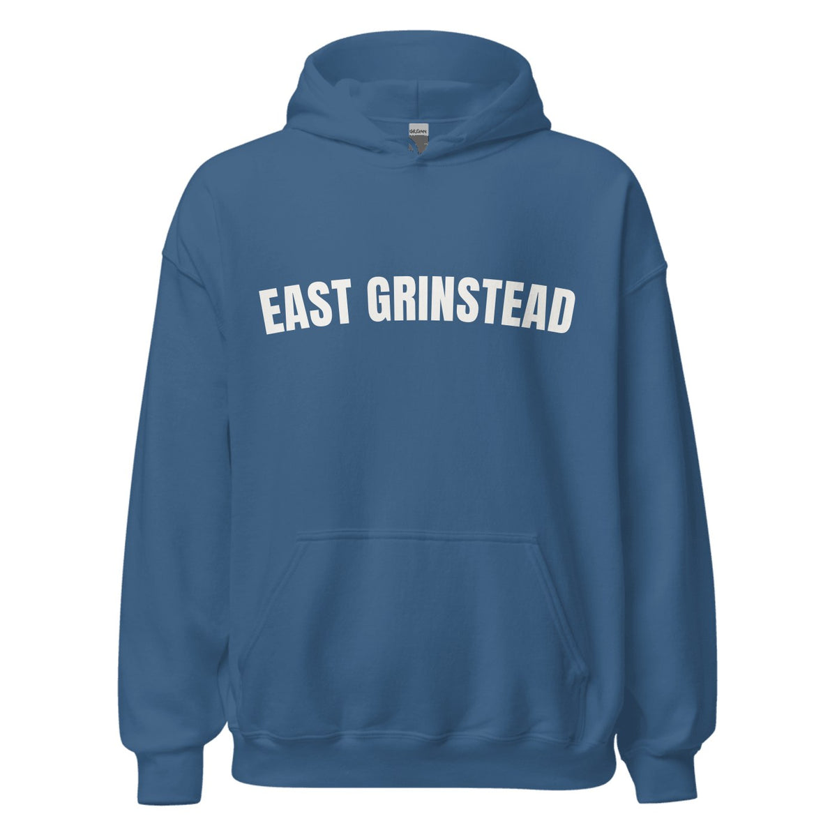 East Grinstead Varsity Hoodie in Indigo Blue
