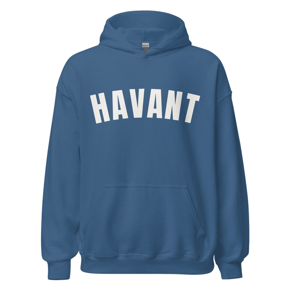 Havant Varsity Hoodie in Indigo Blue