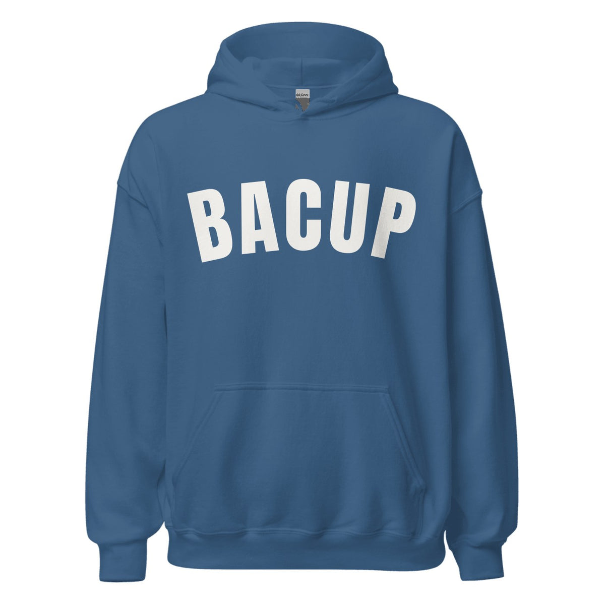 Bacup Varsity Hoodie in Indigo Blue
