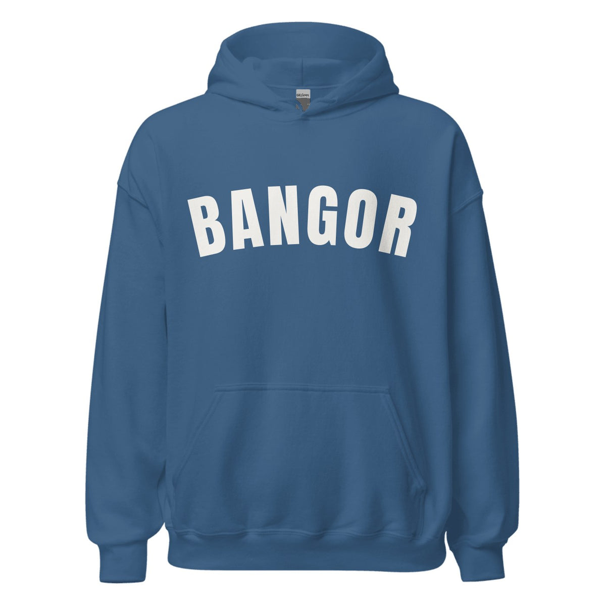 Bangor Varsity Hoodie in Indigo Blue