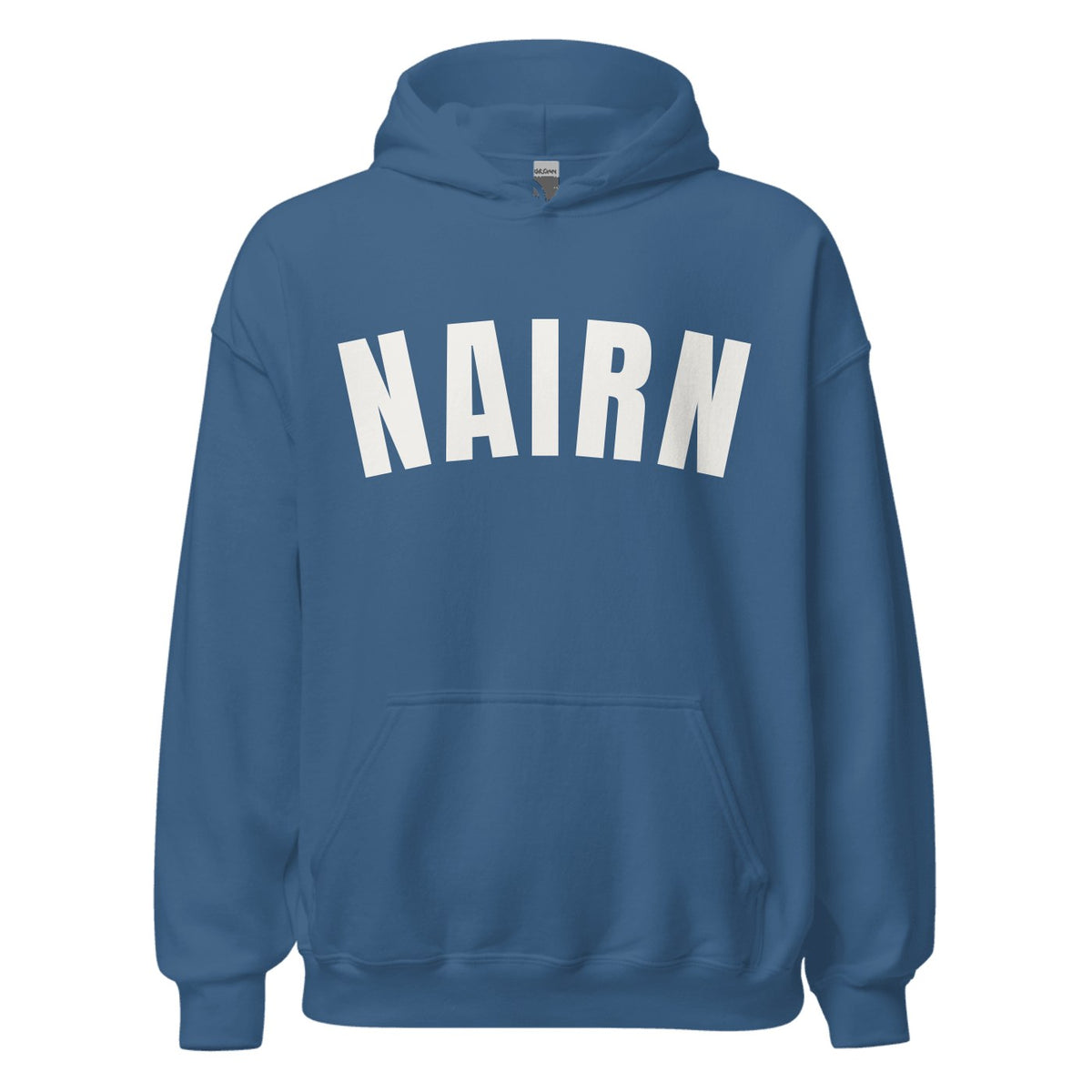 Nairn Varsity Hoodie in Indigo Blue
