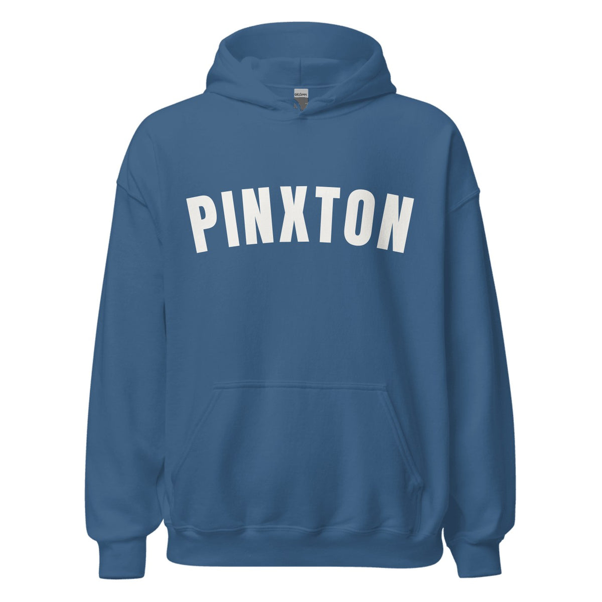 Pinxton Varsity Hoodie in Indigo Blue
