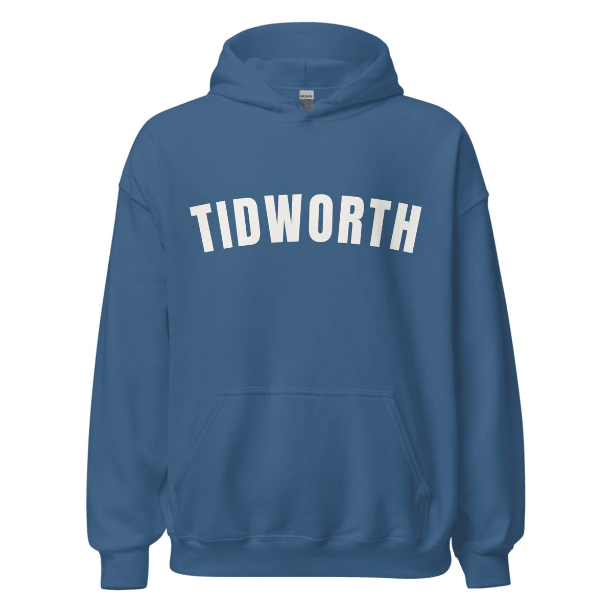 Tidworth Varsity Hoodie in Indigo Blue