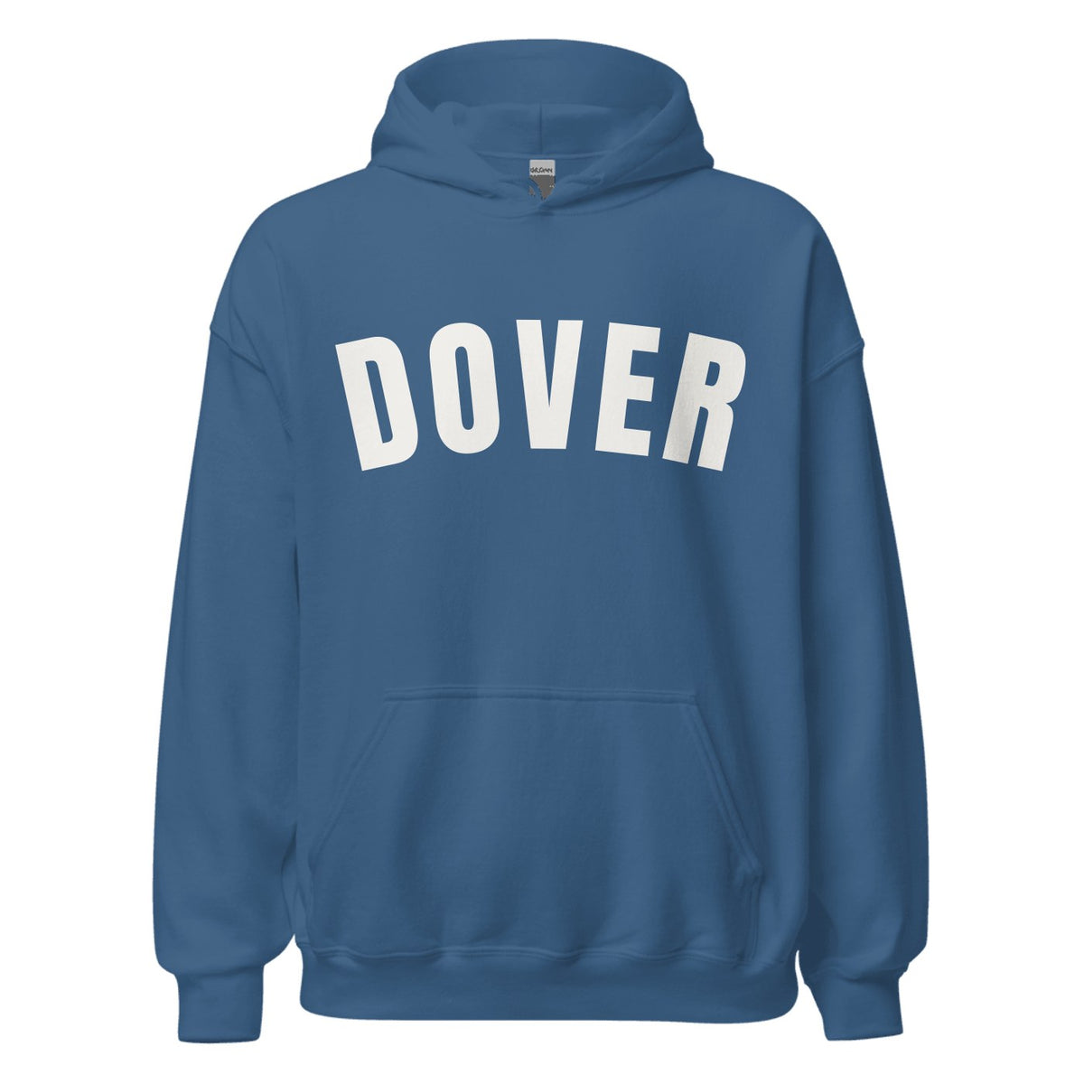 Dover Varsity Hoodie in Indigo Blue
