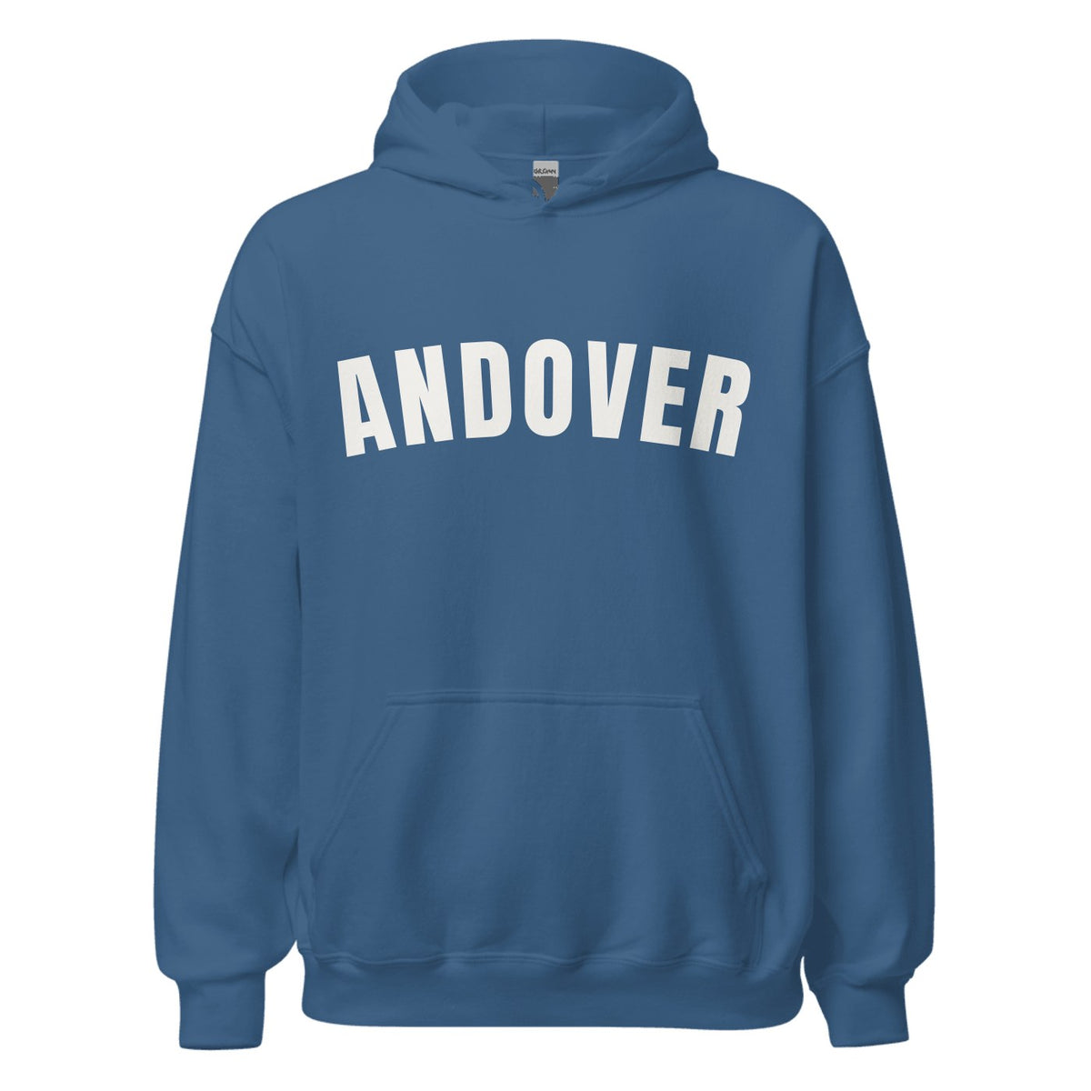Andover Varsity Hoodie in Indigo Blue