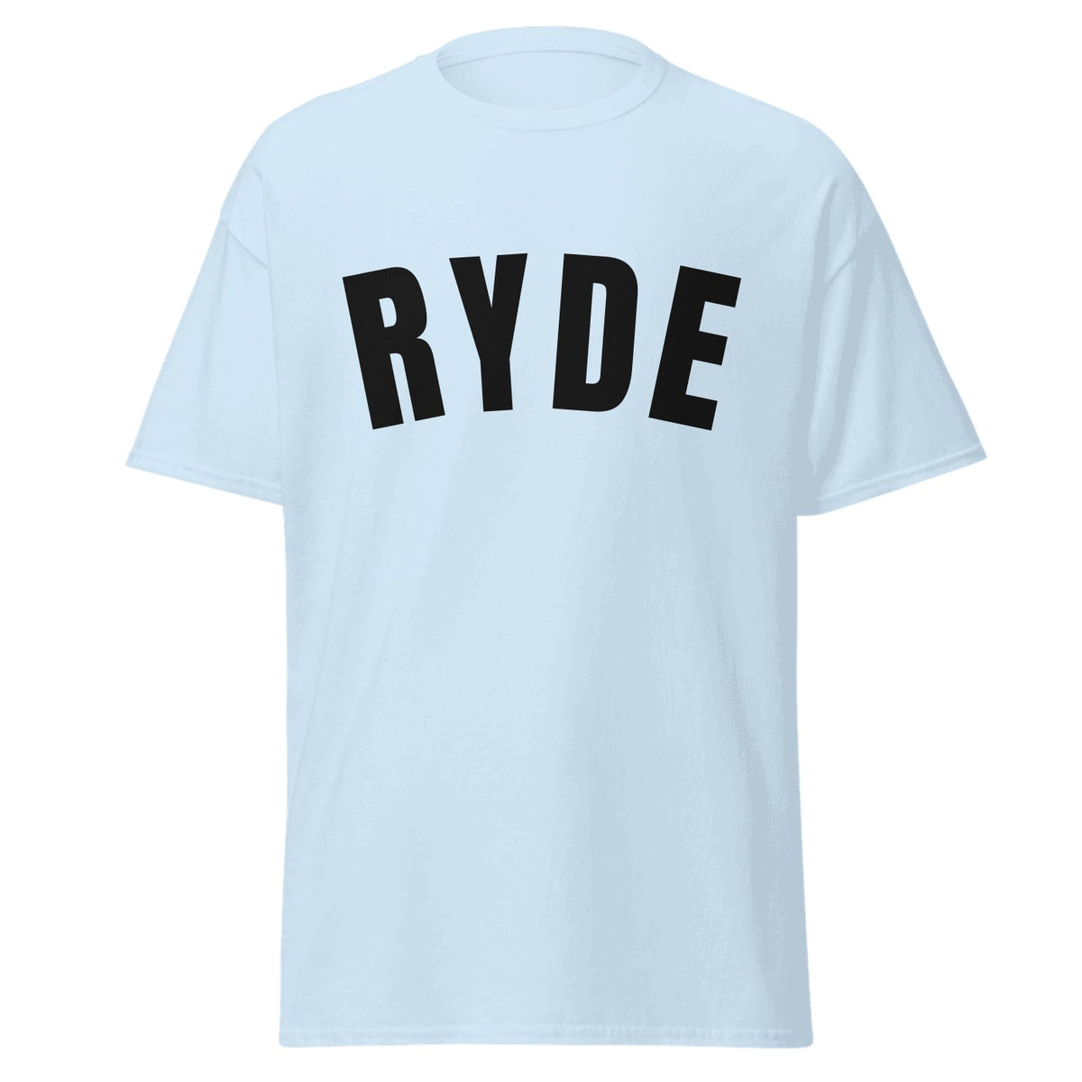 Ryde Varsity T-Shirt in Light Blue