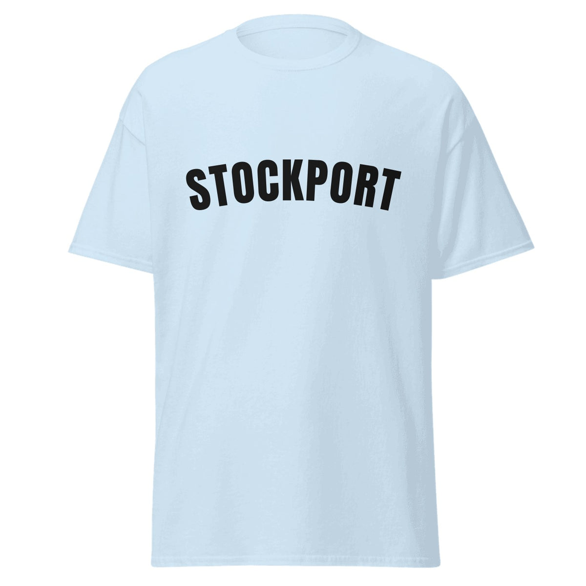 Stockport Varsity T-Shirt in Light Blue