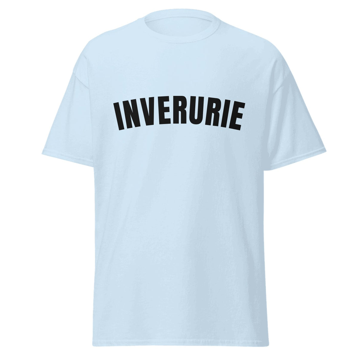 Inverurie Varsity T-Shirt in Light Blue