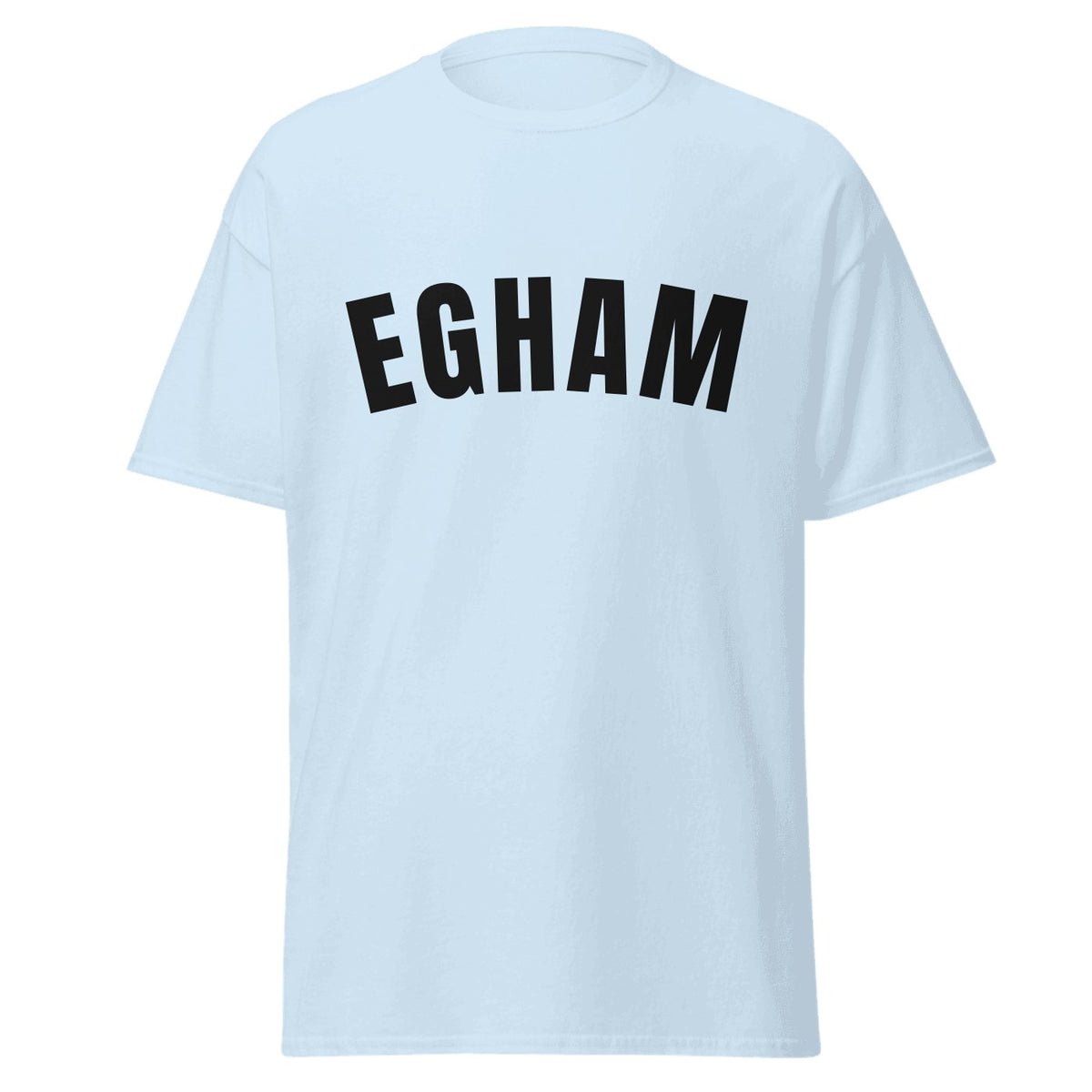 Egham Varsity T-Shirt in Light Blue