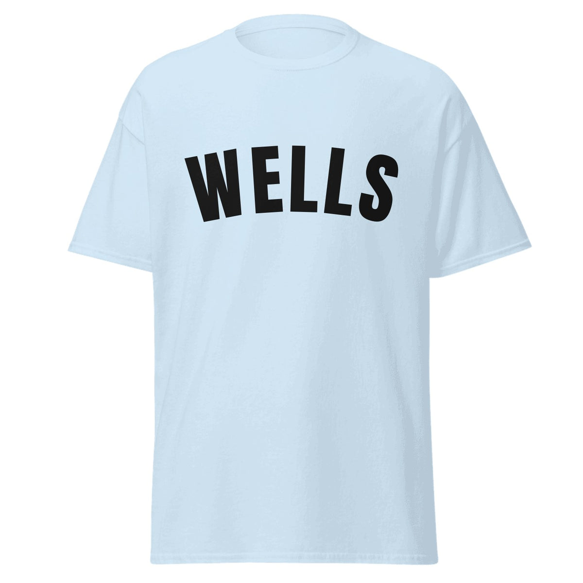Wells Varsity T-Shirt in Light Blue