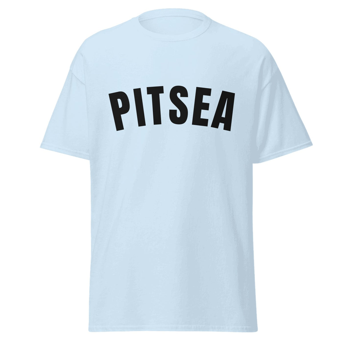 Pitsea Varsity T-Shirt in Light Blue