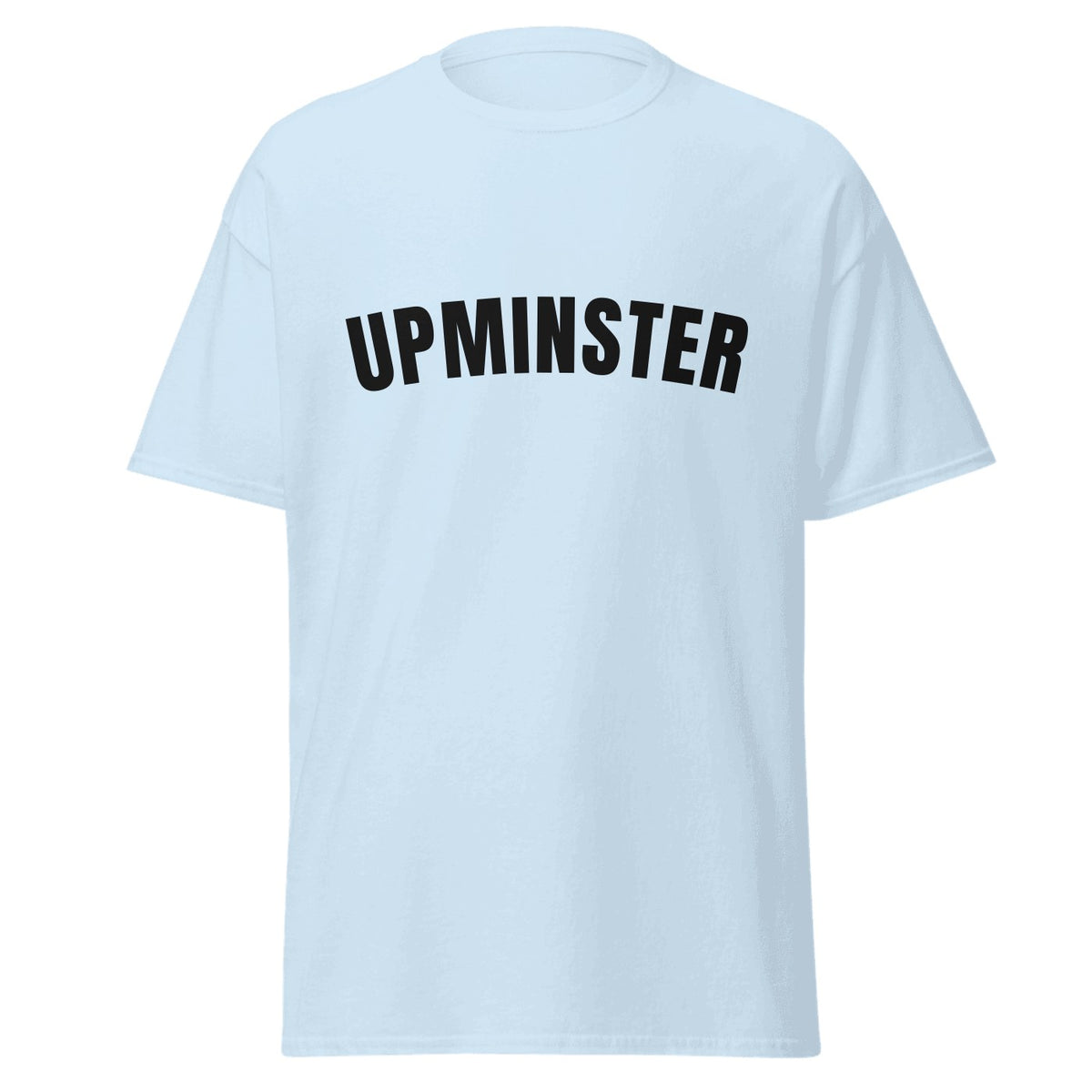 Upminster Varsity T-Shirt in Light Blue