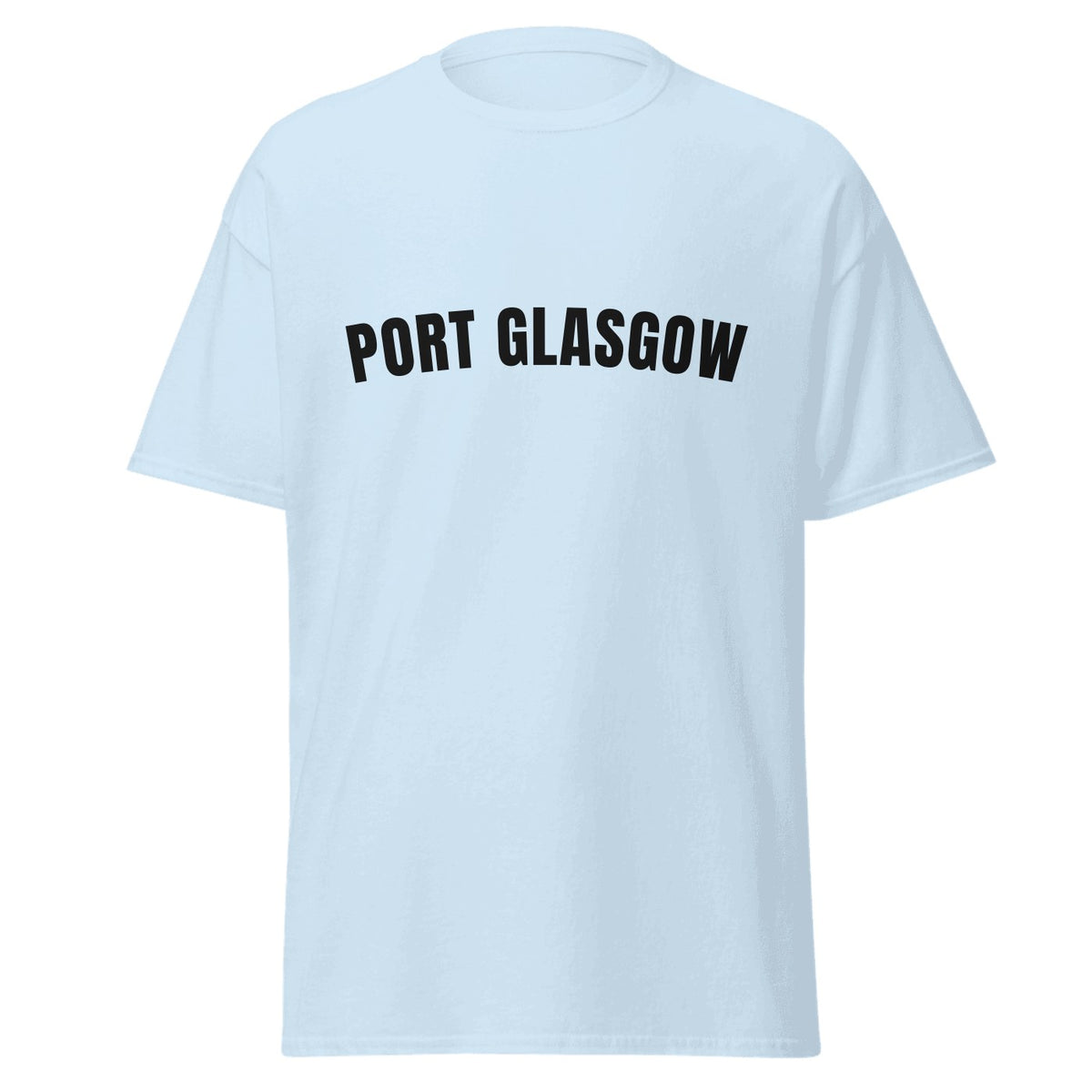 Port Glasgow Varsity T-Shirt in Light Blue