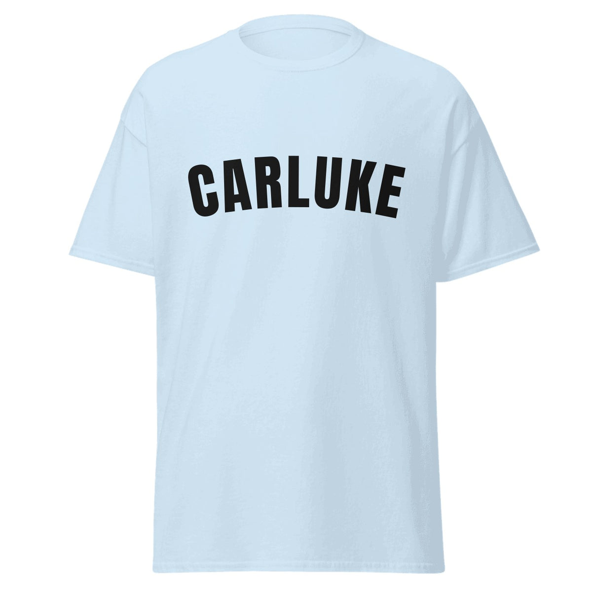 Carluke Varsity T-Shirt in Light Blue